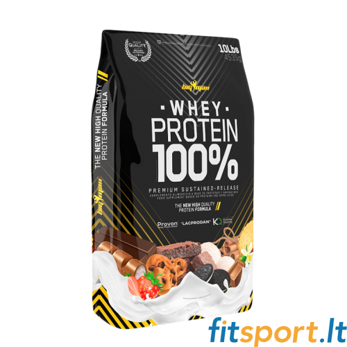BigMan Nutrition Whey Protein 100% (baltyminis kokteilis) 4535 g 